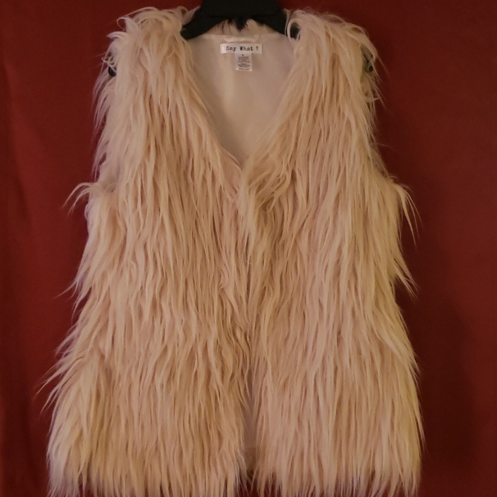 SAY WHAT? FUR VEST